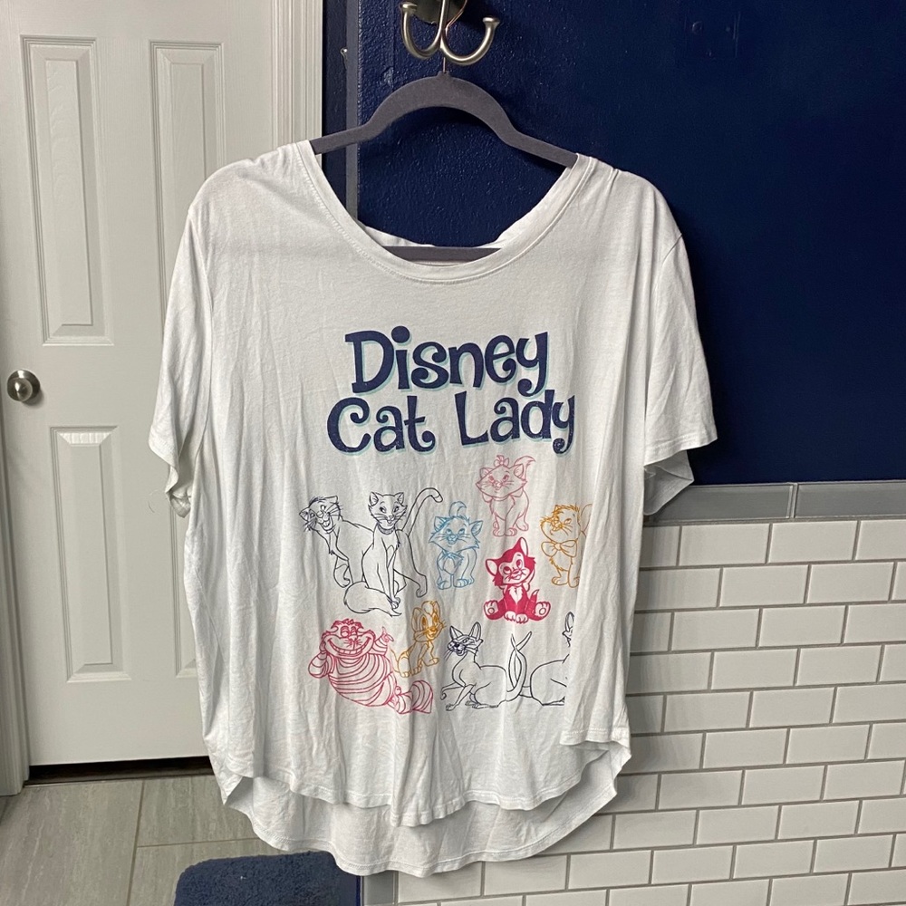 Disney Parks Cat Lady Tee 2X Official Aristocats